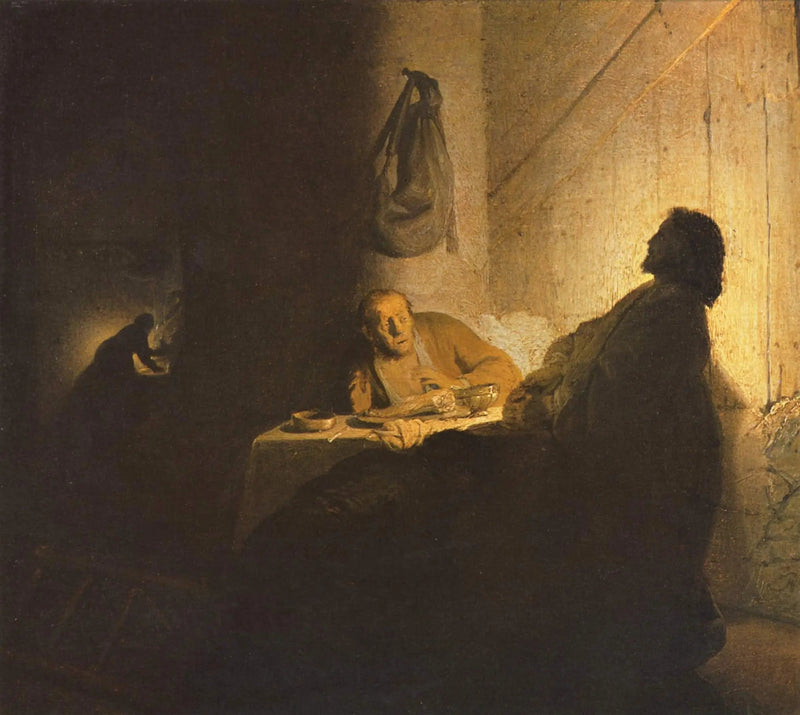Emmaus Yolcuları - Rembrandt