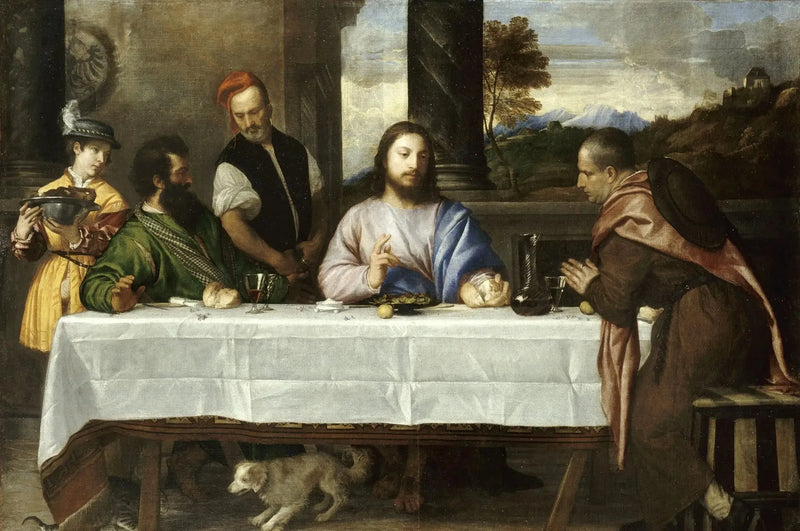 Emmaus Yolcuları - Titian