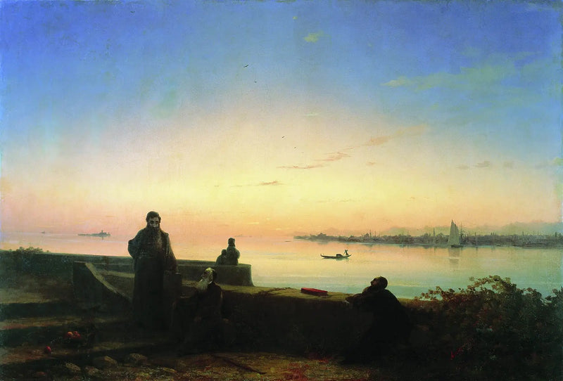 Lazare Adası'ndaki Mekhitarist Babalar, Venedik - Ivan Aïvazovski