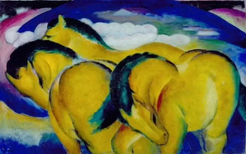 Küçük Sarı Atlar - Franz Marc