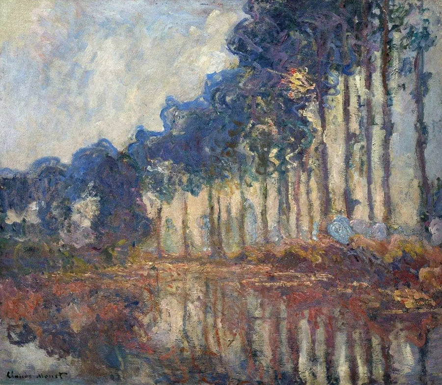 Kavaklar, sonbahar - Claude Monet
