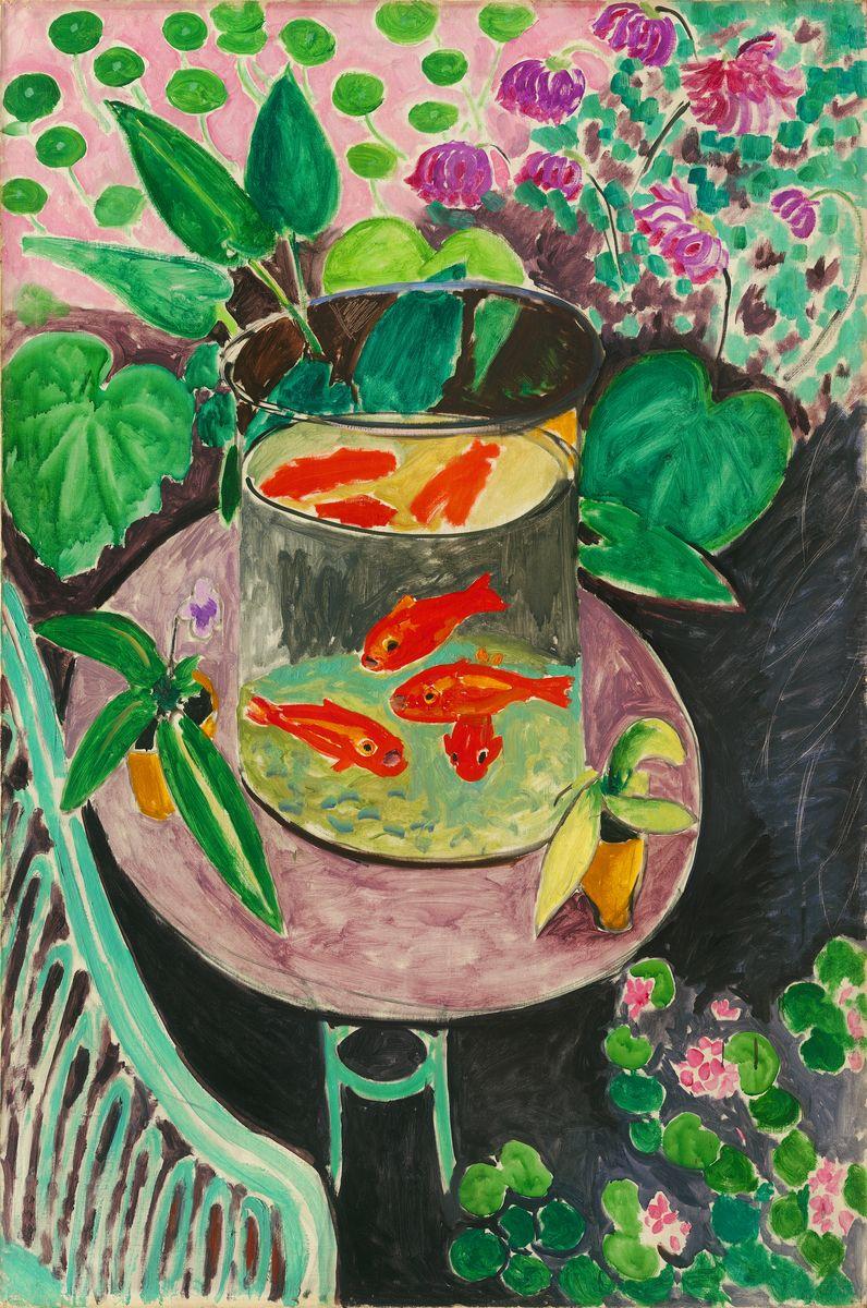 Reproduction du tableau « Les Poissons rouges - Henri Matisse » par Alpha Reproduction en peinture à l’huile