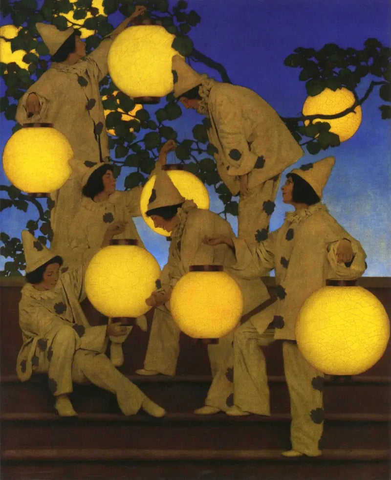 Fener Taşıyıcıları - Maxfield Parrish