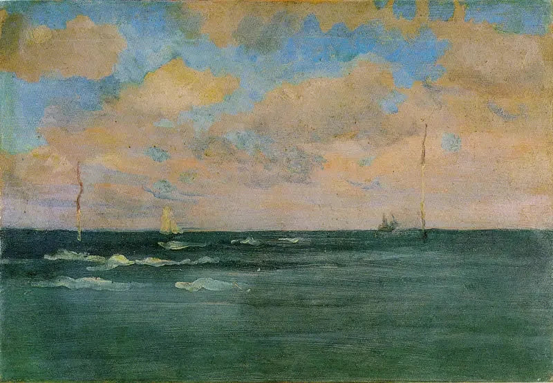Banyodaki Postalar, Bretagne - James Abbott McNeill Whistler