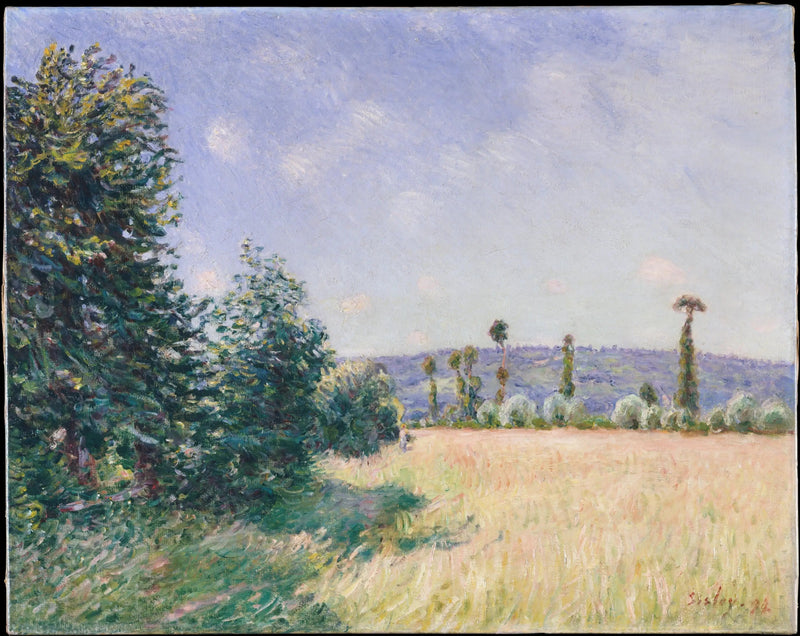 Sahurs Ovası Sabah Güneşinde - Alfred Sisley