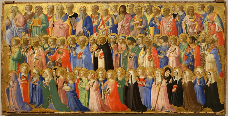 İsa Mesih'in öncüleri azizler ve şehitlerle - Fra Angelico