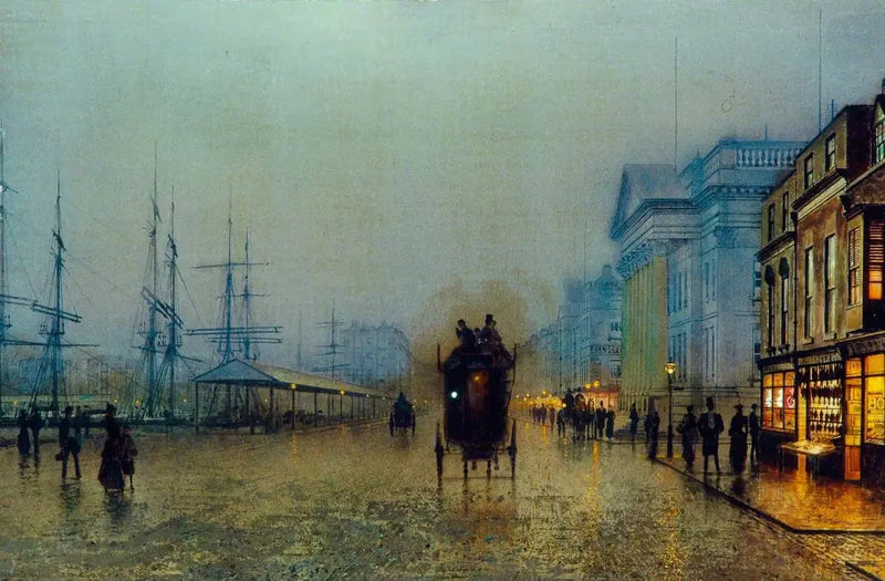 Liverpul Limanları - John Atkinson Grimshaw