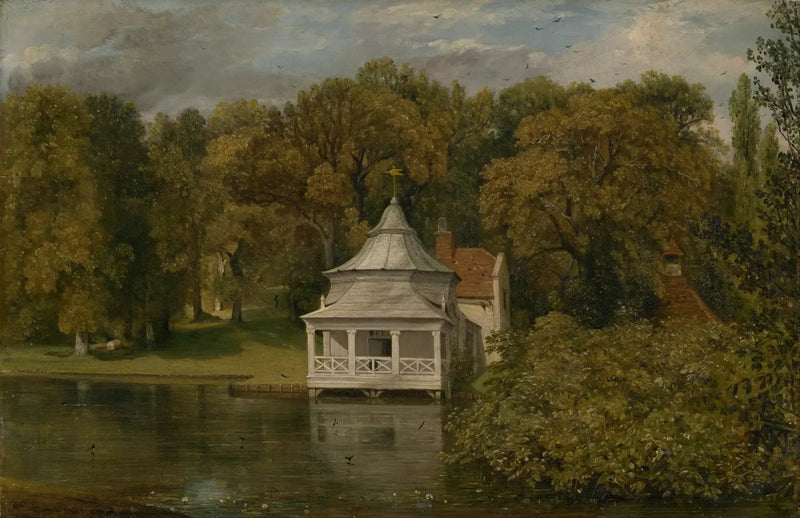 Alresford Salonu Arkasındaki Mahalleler - John Constable