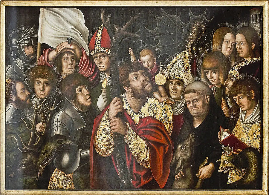 İhtiyaç içindeki on dört yardımsever - Lucas Cranach the Elder