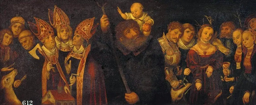 İhtiyaç içindeki on dört yardımsever - Lucas Cranach the Elder