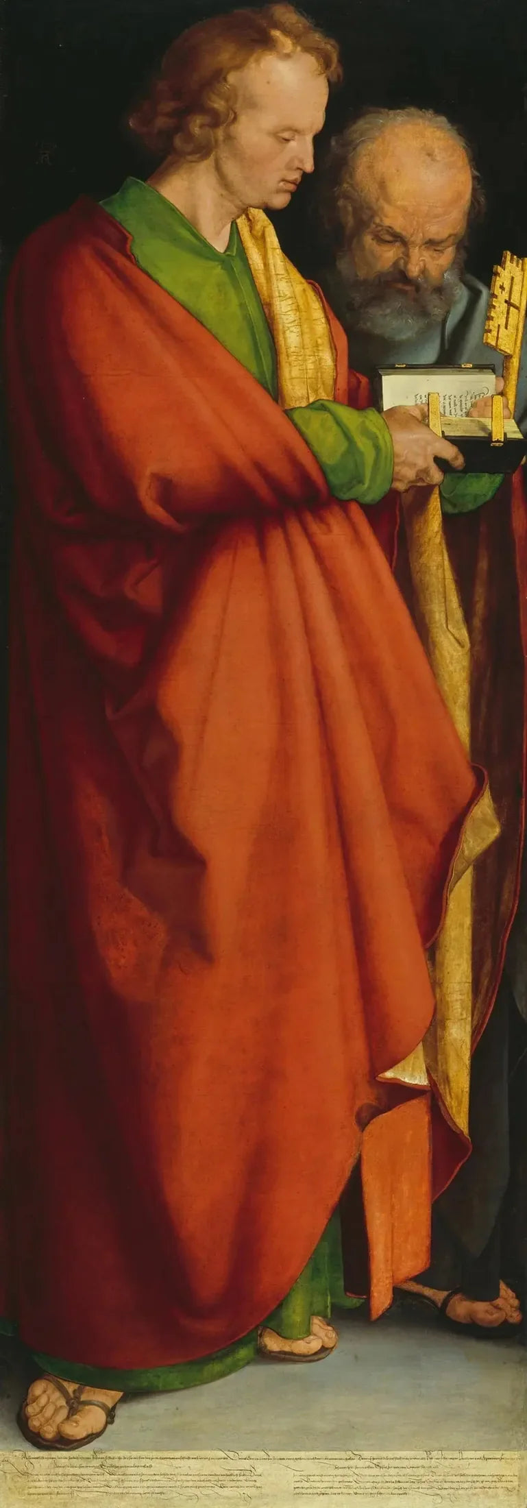 Dört havari: Aziz Yuhanna ve Petrus - Albrecht Dürer