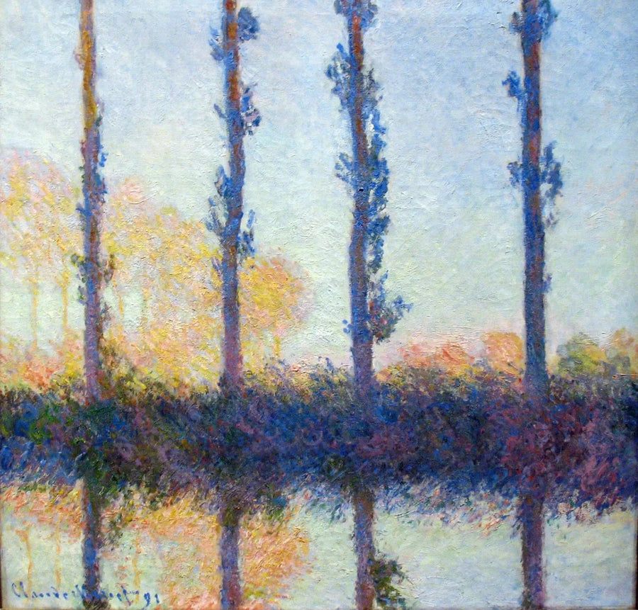 Dört Ağaç - Claude Monet