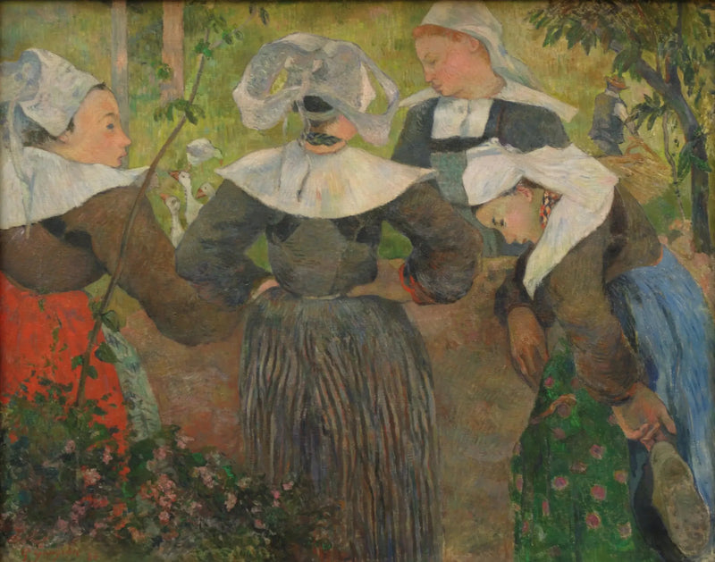 Dört Bretonlu - Paul Gauguin