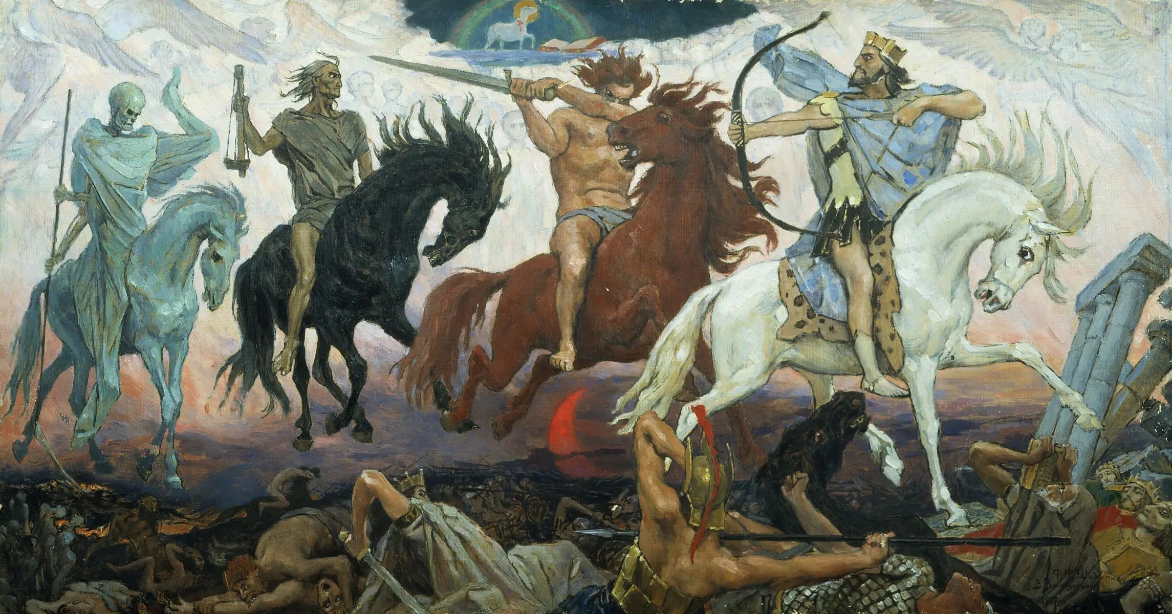 Les Quatre Cavaliers de l’Apocalypse - Viktor Vasnetsov - Alpha Reproduction