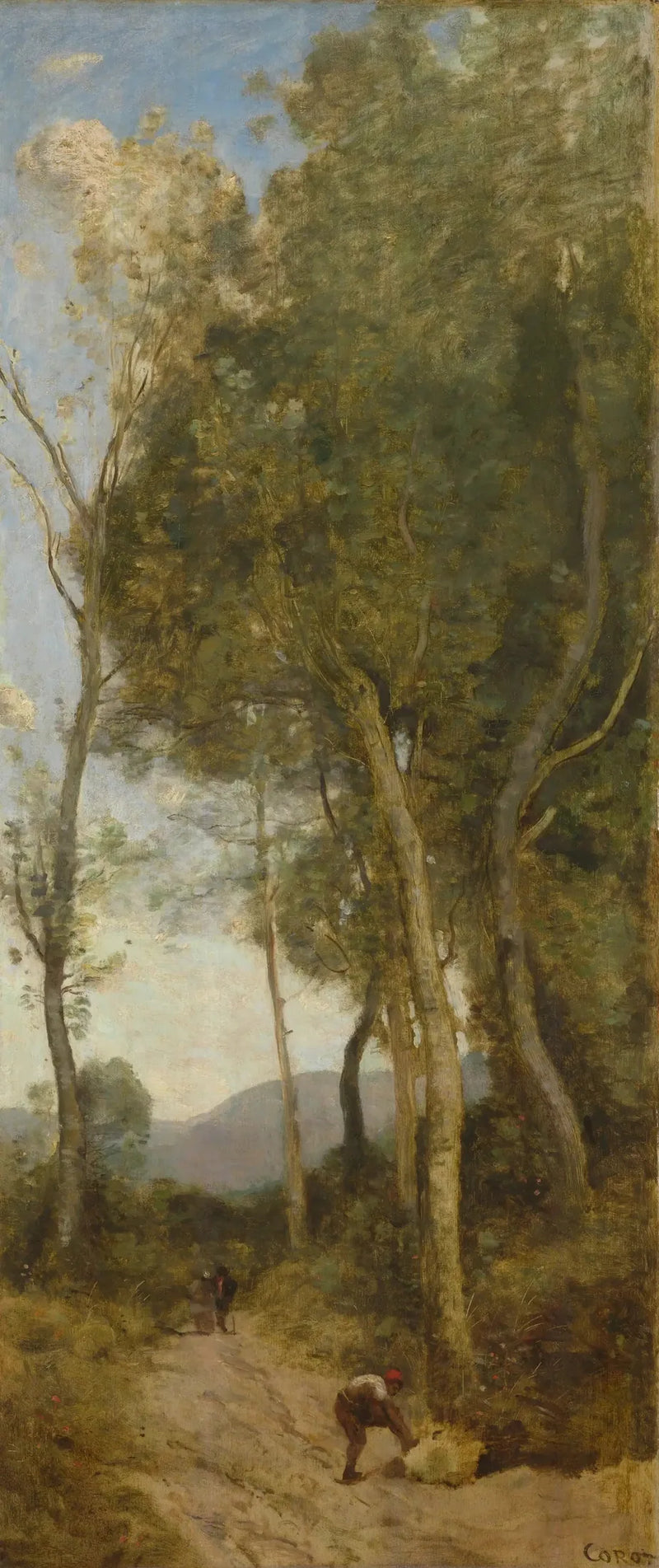 Günün dört zamanı: öğle - Jean-Baptiste Camille Corot