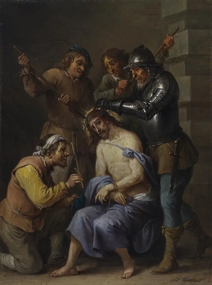 Çileli Meryem'in On Beş Sırları: İsa'nın Dikenli Taç - David Teniers le Jeune