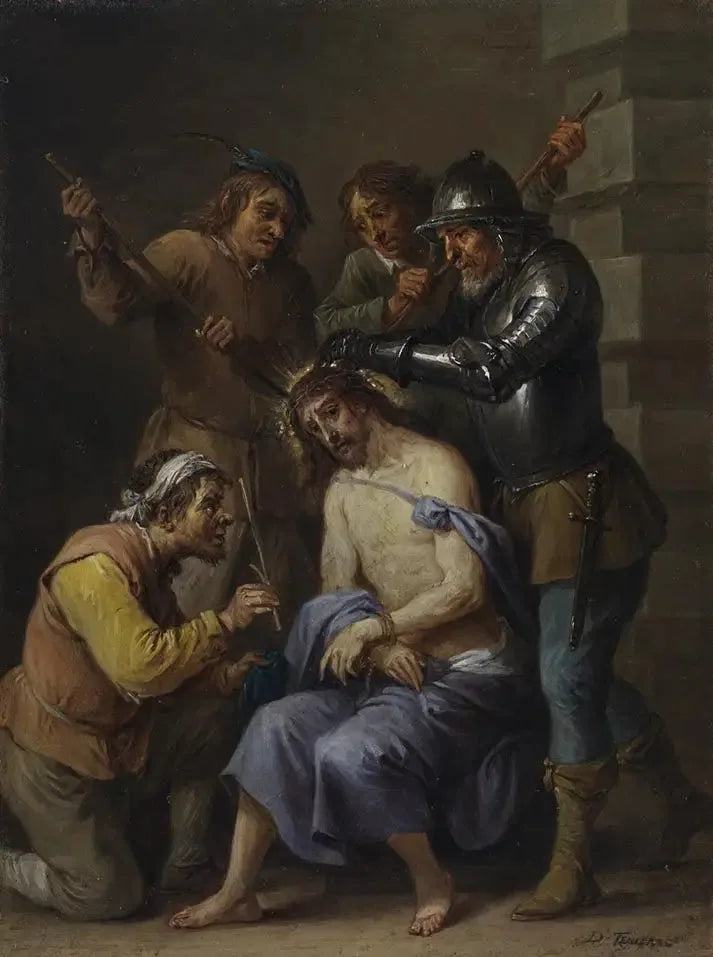 Çileli Meryem'in On Beş Sırları: İsa'nın Dikenli Taç - David Teniers le Jeune