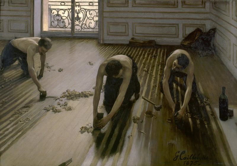 Parke Zımparacıları - Gustave Caillebotte