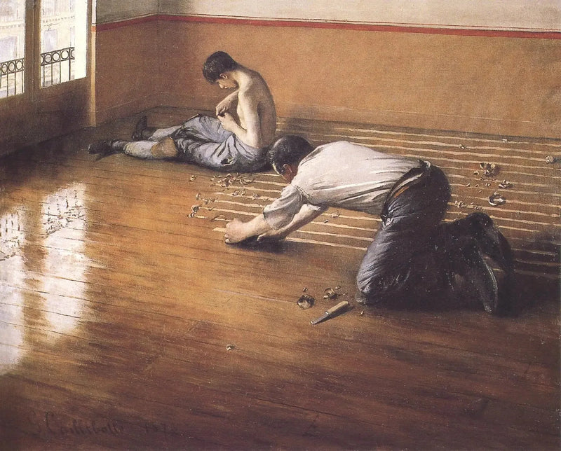 Parke Zımparacıları - Gustave Caillebotte