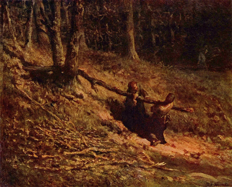 Ahşap kürekçiler - Jean-François Millet