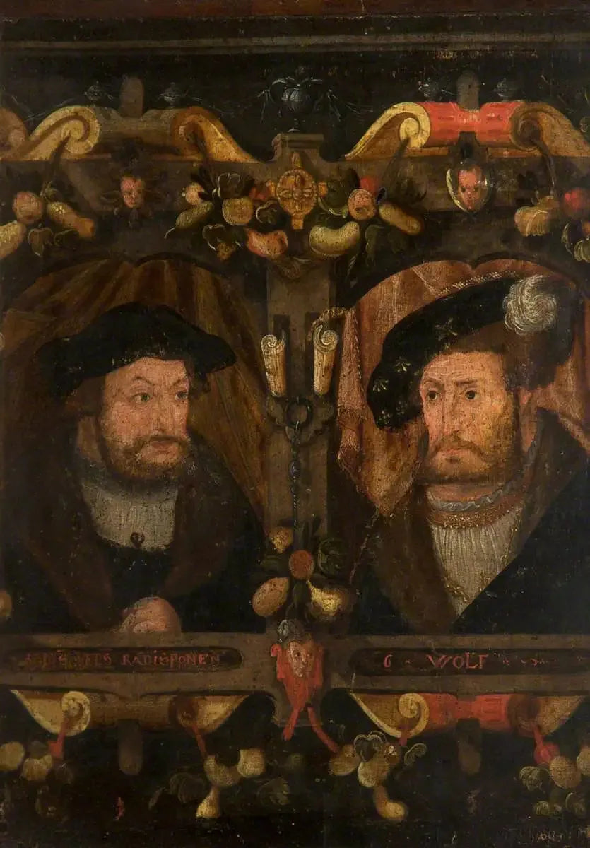Radisponen ve G. Wolf (Frédéric "Bilge", 1463-1525 ve Jean I, "Sabit", 1468-1532) Reformistleri - Lucas Cranach the Elder