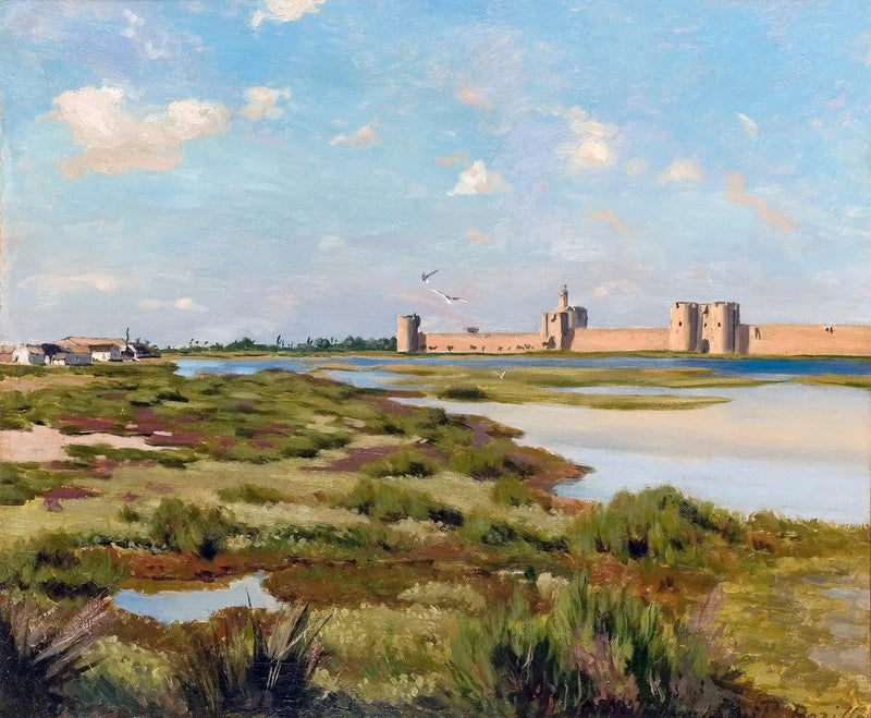 Aigues-Mortes Surları - Frédéric Bazille