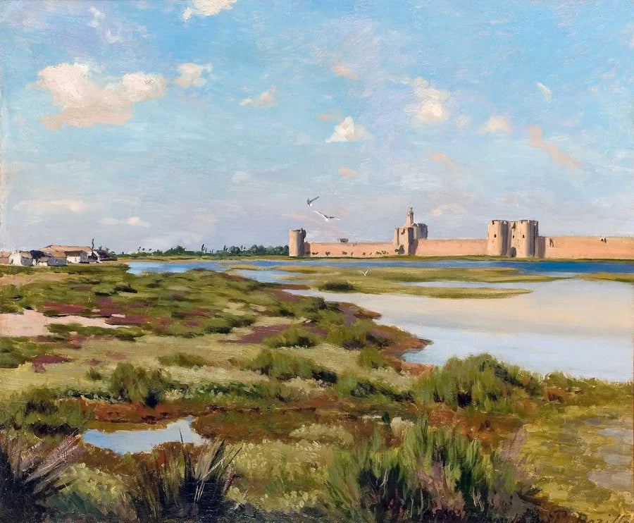 Aigues-Mortes Surları - Frédéric Bazille