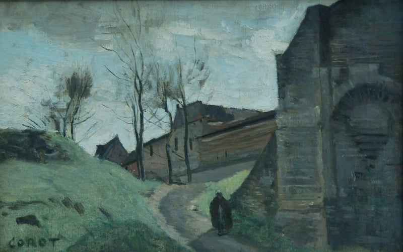 Arras sur duvarlar. Saint-Michel Kapısı - Jean-Baptiste Camille Corot