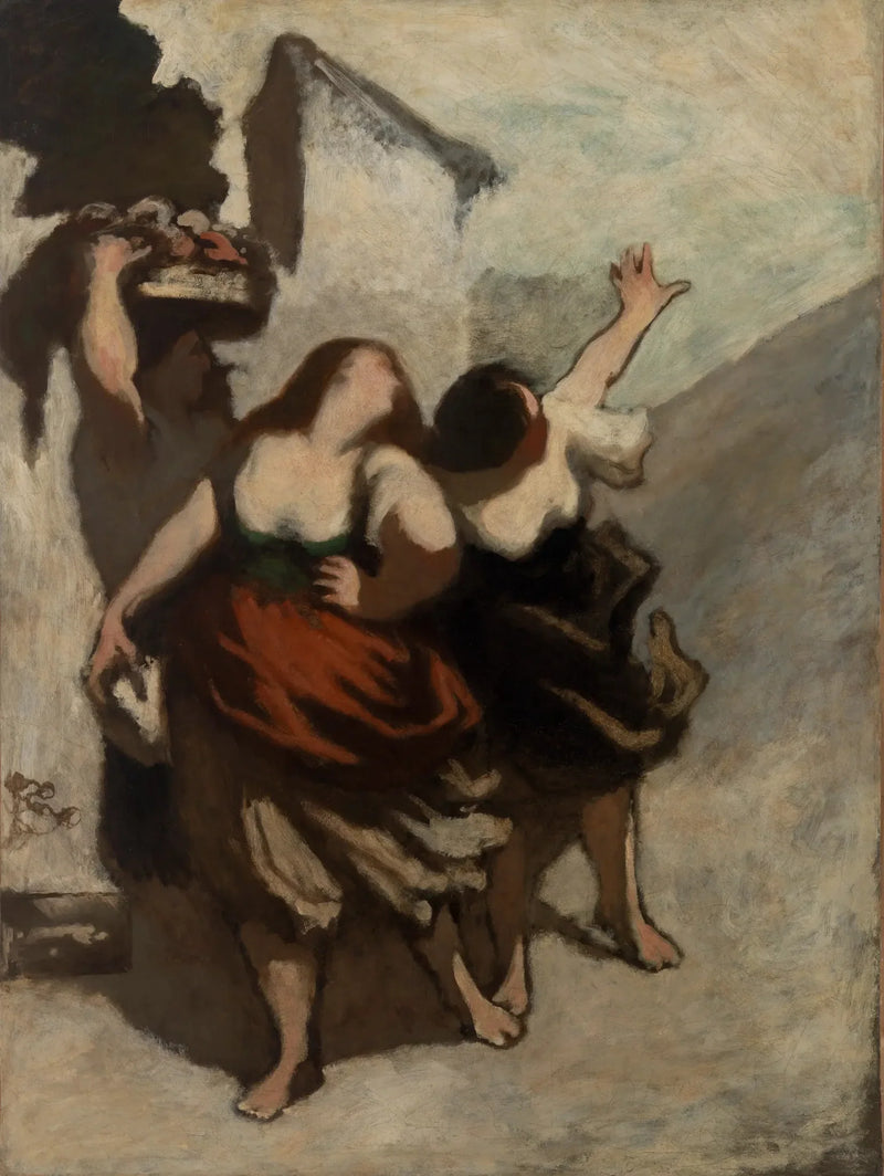 Les Ribaudes - Honore Daumier
