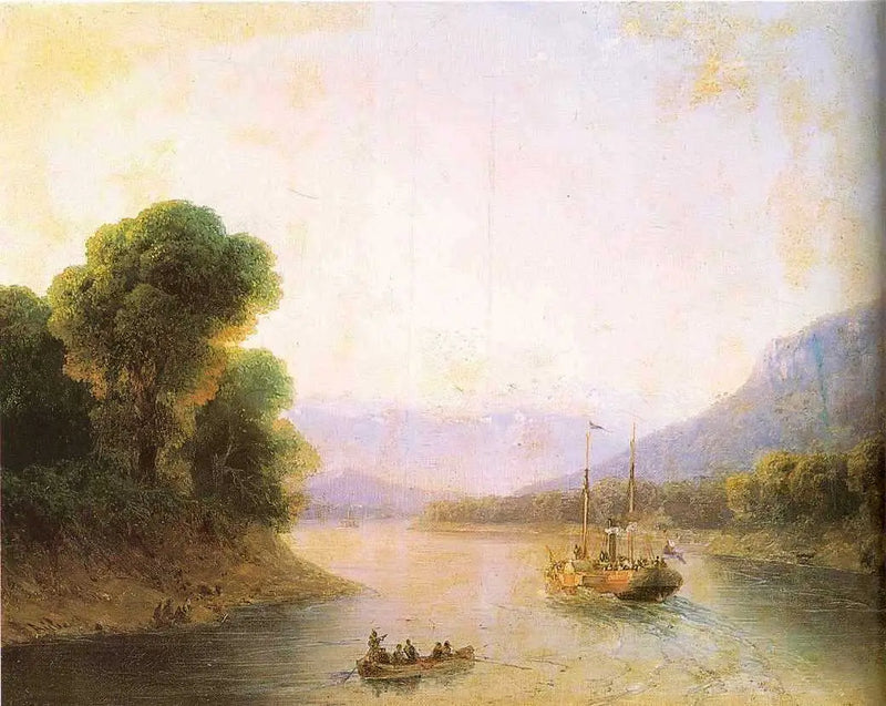 Gürcistan'daki Nehirler - Ivan Aïvazovski
