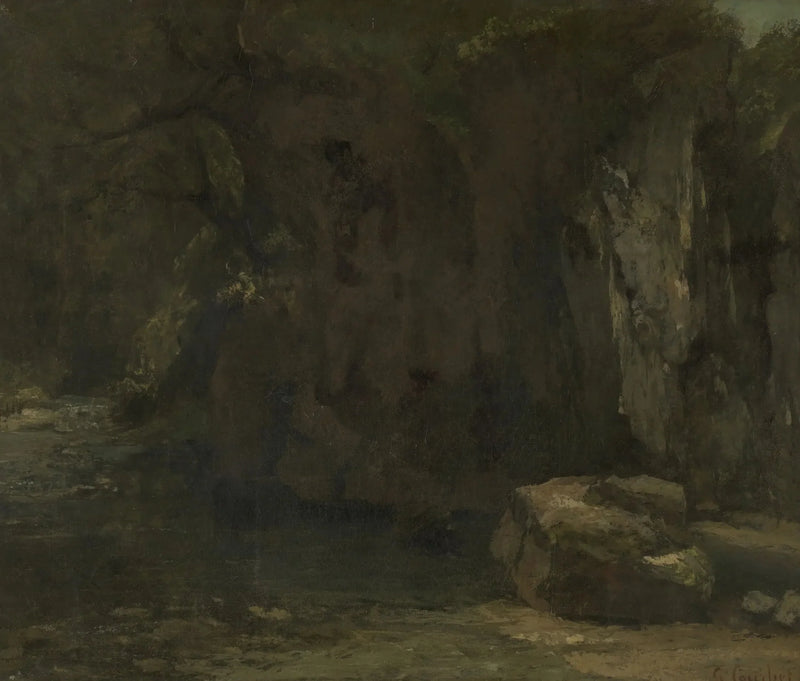 Loue Kayalıkları - Gustave Courbet