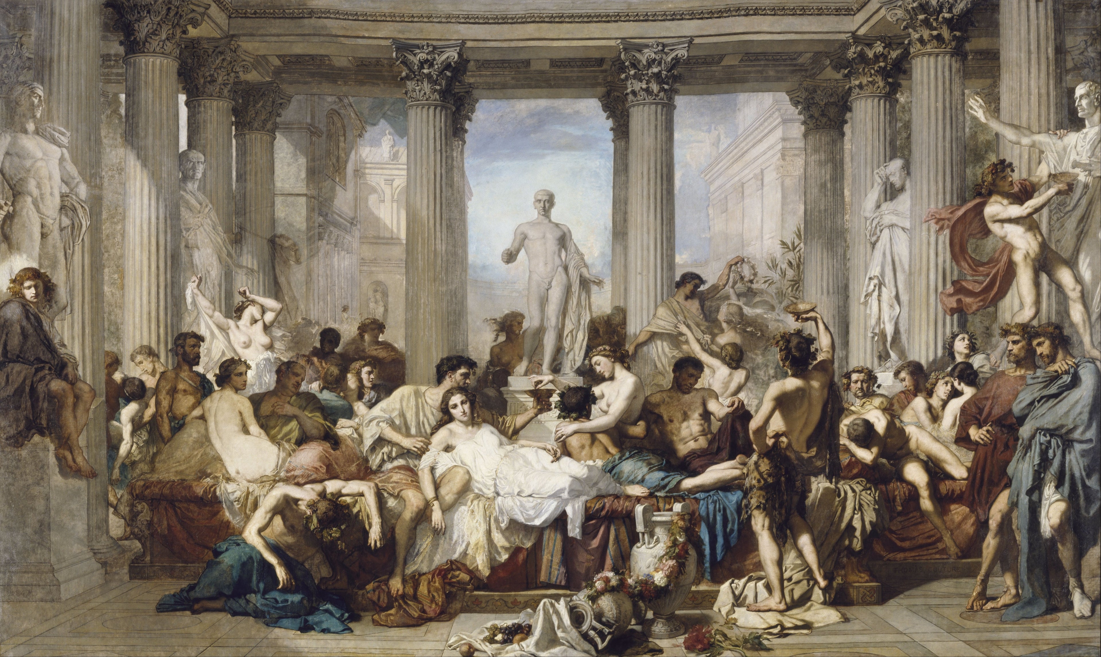 Les Romains de la décadence - Thomas Couture