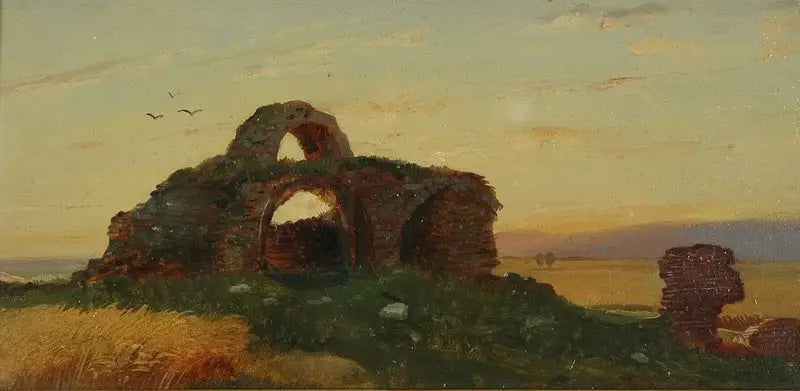 Bulgar Harabeleri. Beyaz Ev - Ivan Chichkine