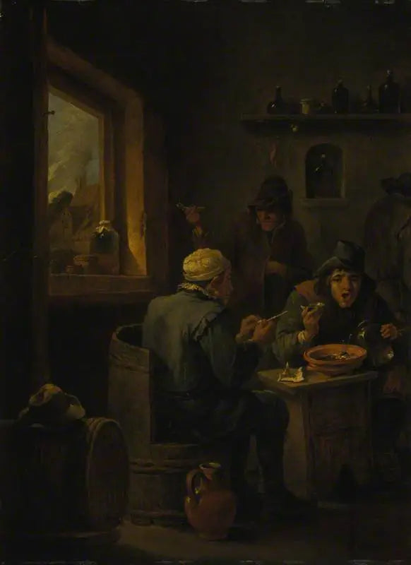 Rustresler İçiyor - David Teniers le Jeune