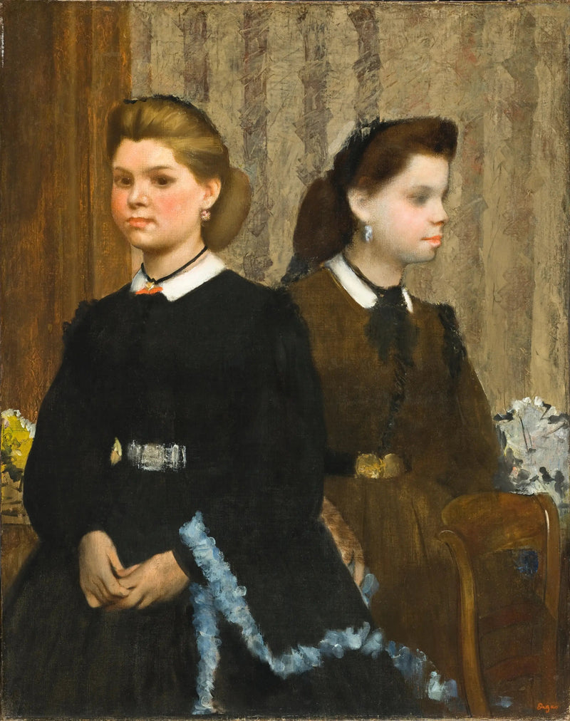 Bellelli Kız Kardeşler (Giovanna ve Giuliana Bellelli) - Edgar Degas