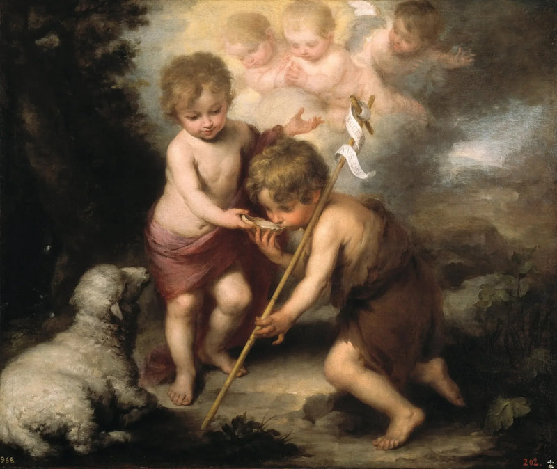 Aziz Çocuklar ve Kabuk - Bartolomé Esteban Murillo