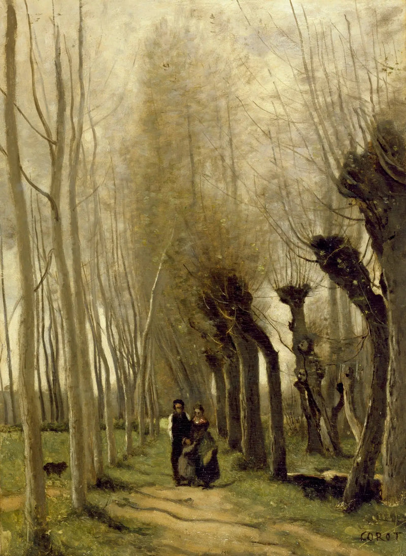 Marissel Söğütleri - Jean-Baptiste Camille Corot