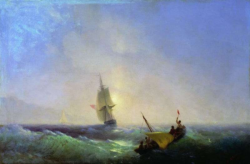 Gemi Enkazından Kurtaranlar - Ivan Aïvazovski