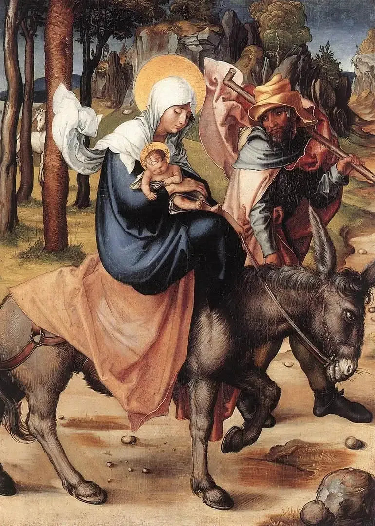 Bakire'nin Yedi Acısı: Mısır'a Kaçış - Albrecht Dürer