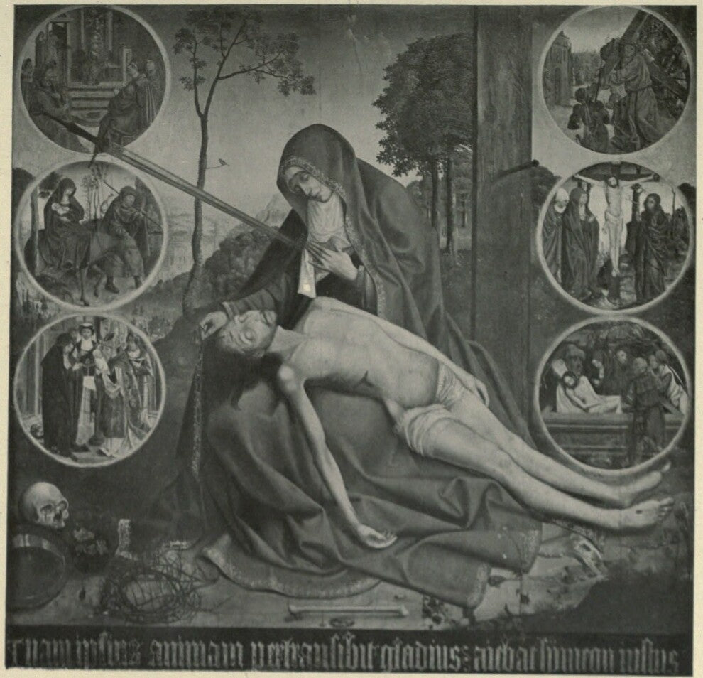 Les sept douleurs de la Vierge - Quentin Metsys