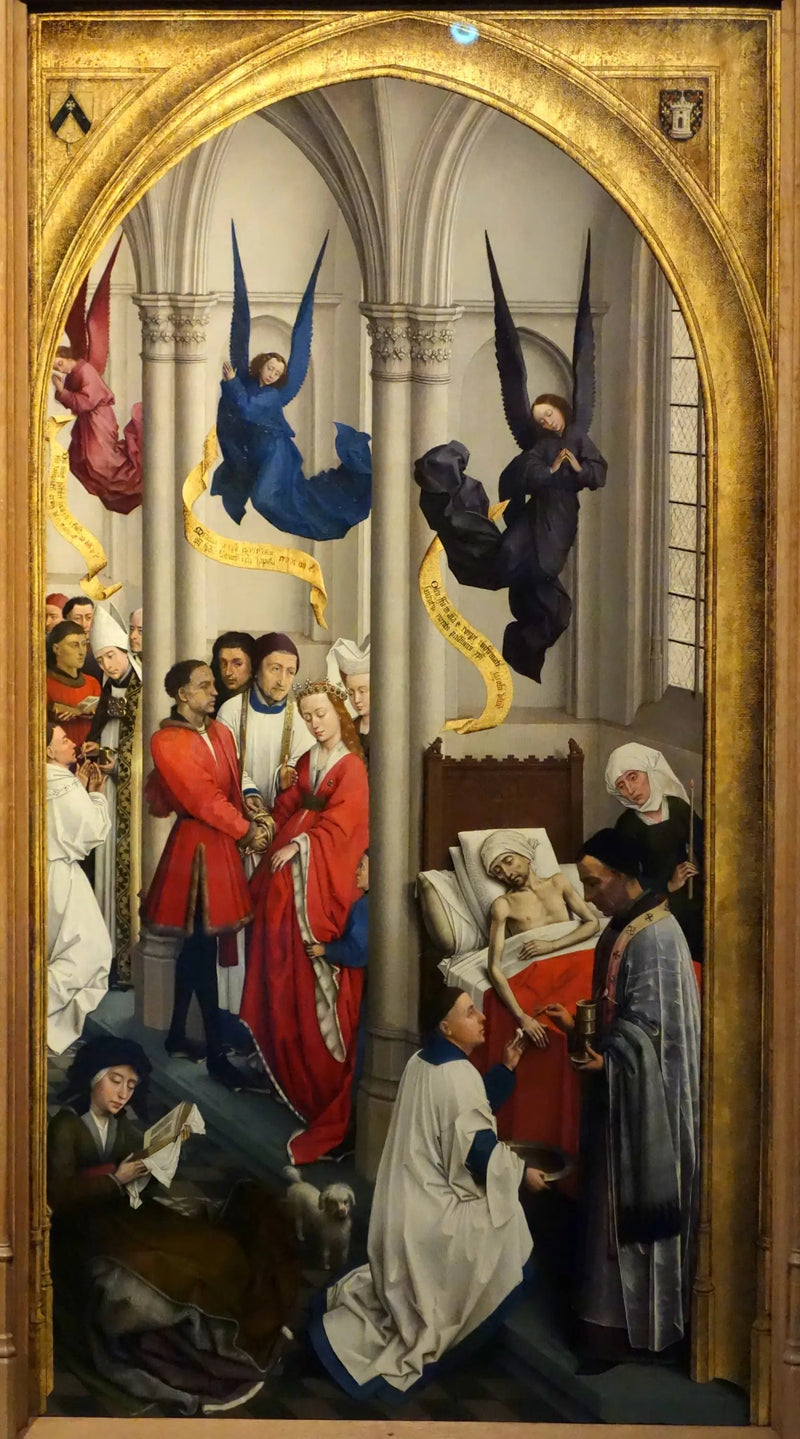 Yedi Sakrament (sağ panel) - Rogier van der Weyden