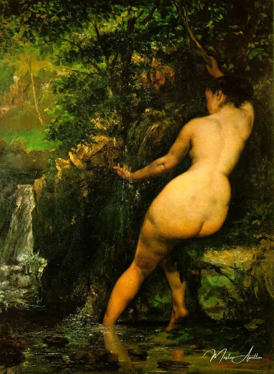 Les sources - Gustave Courbet - Reproductions de tableaux et peintures haut de gamme