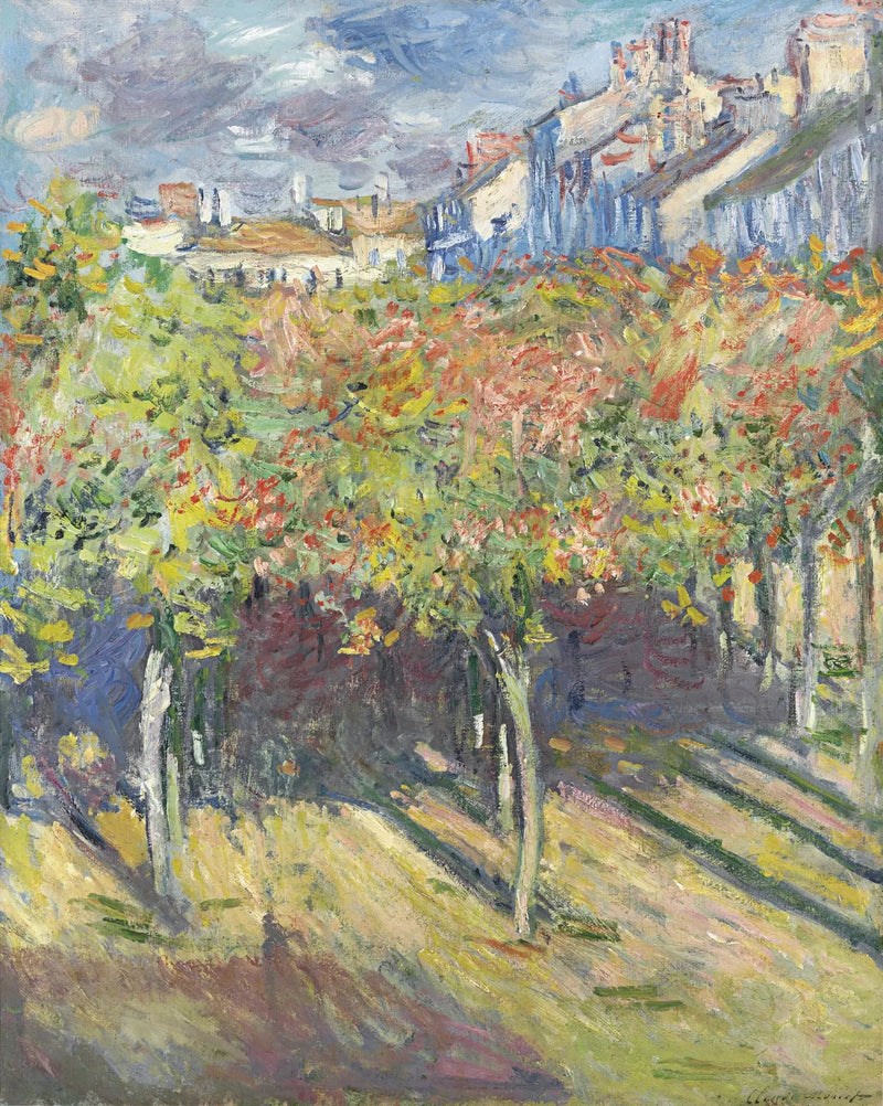 Poissy'deki Ihlamurlar - Claude Monet
