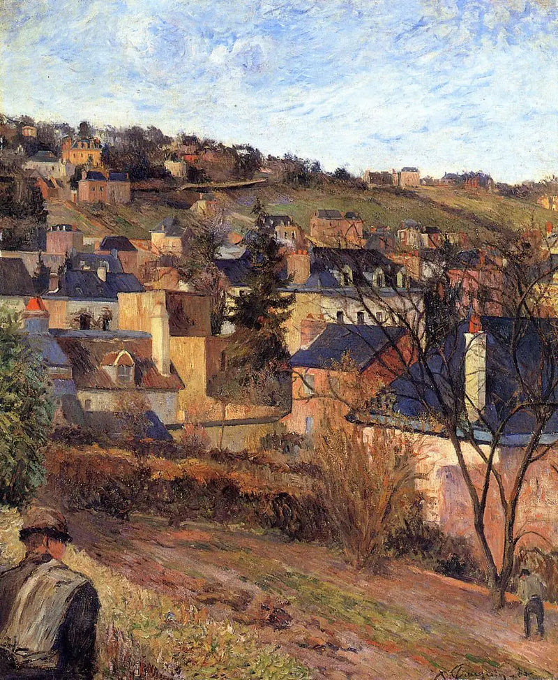 Mavi Çatılar, Rouen - Paul Gauguin
