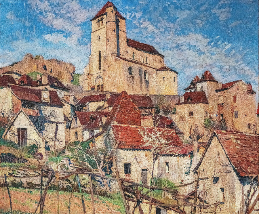 Les Toits, Saint-Cirq Lapopie (Lot) - Henri-Jean Guillaume Martin