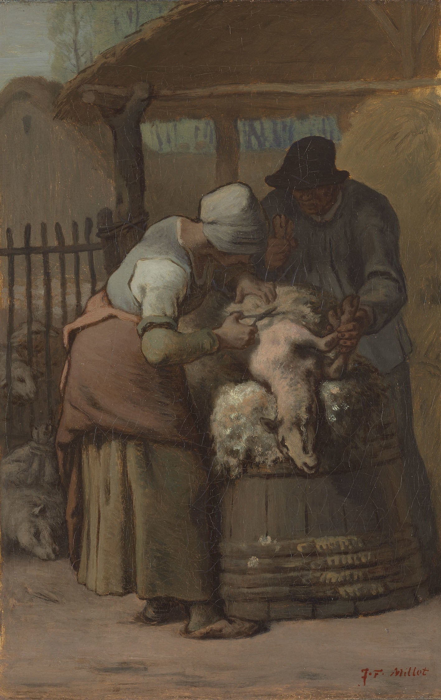 Les tondeurs de moutons - Jean-François Millet