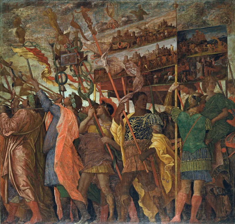 Sezar'ın Zaferleri: 1. Masalıklar - Andrea Mantegna