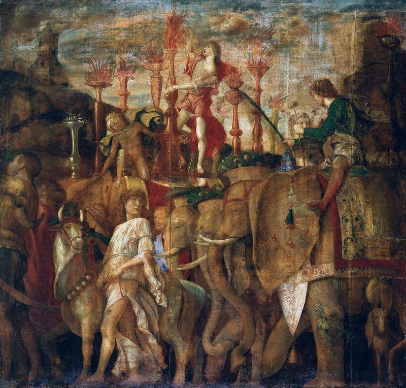 Sezar'ın Zaferleri: 5. Fil - Andrea Mantegna