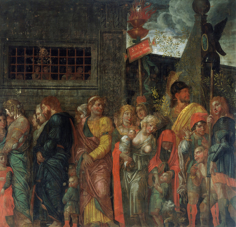 Sezar'ın Zaferleri: 7. Esirler - Andrea Mantegna