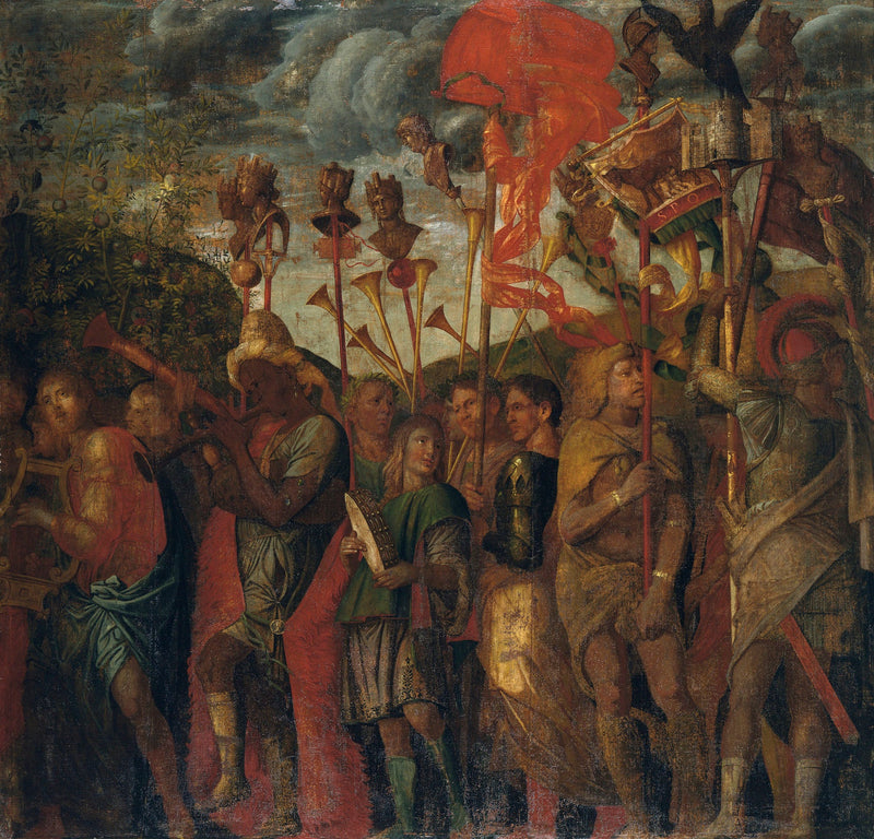Sezar'ın Zaferleri: 8. Müzisyenler - Andrea Mantegna